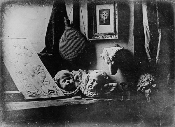 Az első ismert dagerrotípia Louis Daguerre-től (1837)